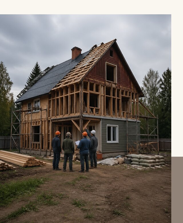 Реконструкция дачного дома в Рубцовске под ключ с проектом