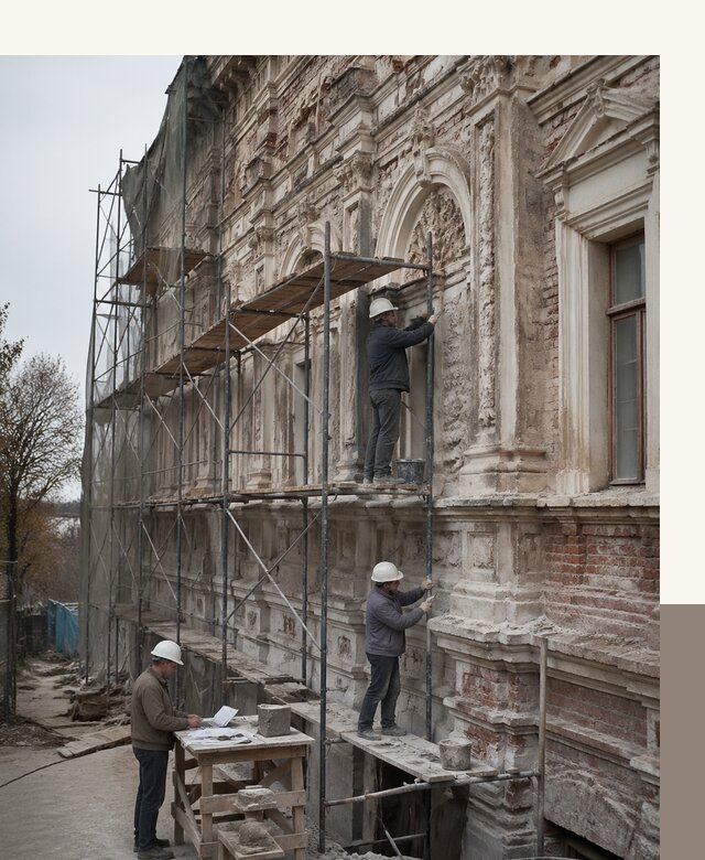 Реставрация объектов культурного наследия под ключ в Рубцовске