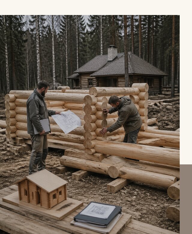 Проектирование и строительство домов из бревна в Рубцовске